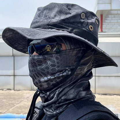 כובע רחב שוליים + פייס